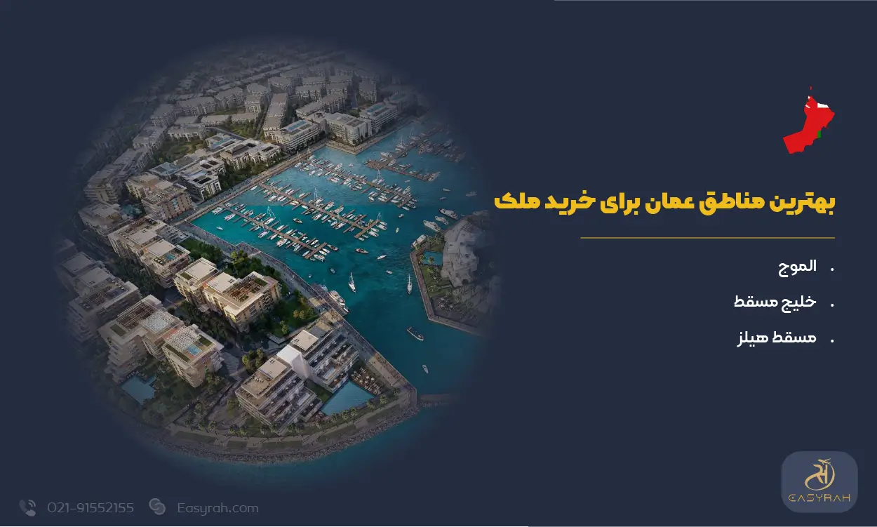 بهترین مناطق عمان برای خرید ملک